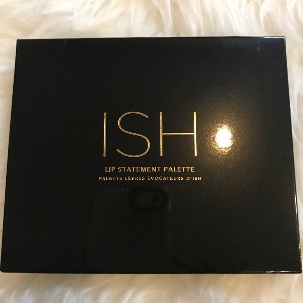 ISH lip statement palette from fabfitfun box